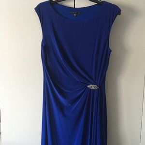NWOT Evening Maxi Blue Dress...